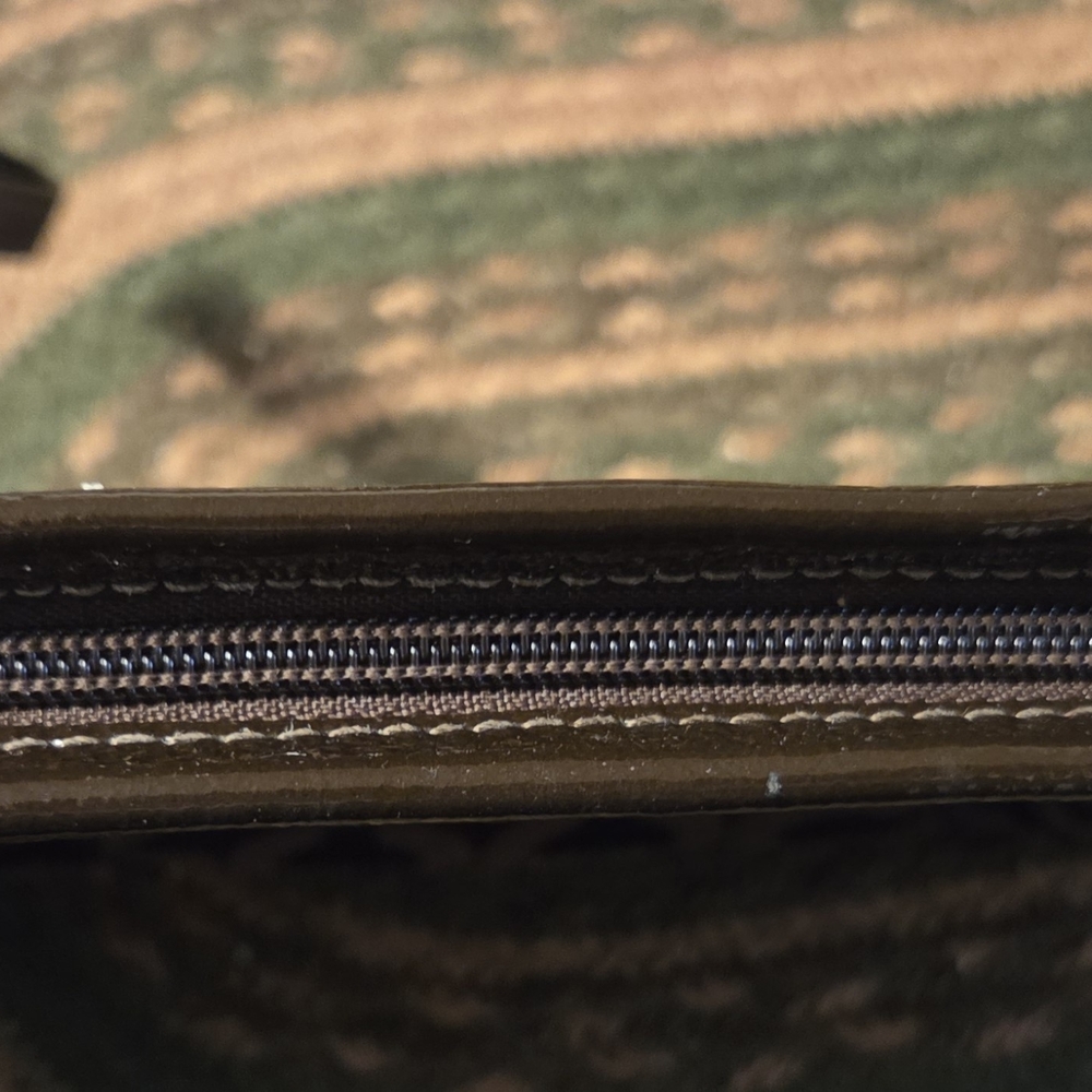 Coach Madison Medium Clutch Pouch Chocolate Brown W/Wristlet  Elegant !  Nwot - Picture 8 of 10